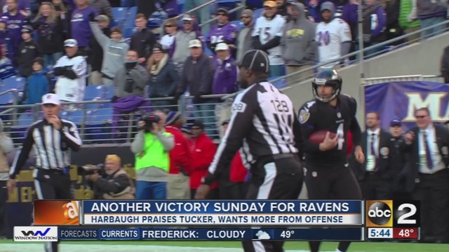 Ravens beat Bengals in Sunday thriller                      WMAR