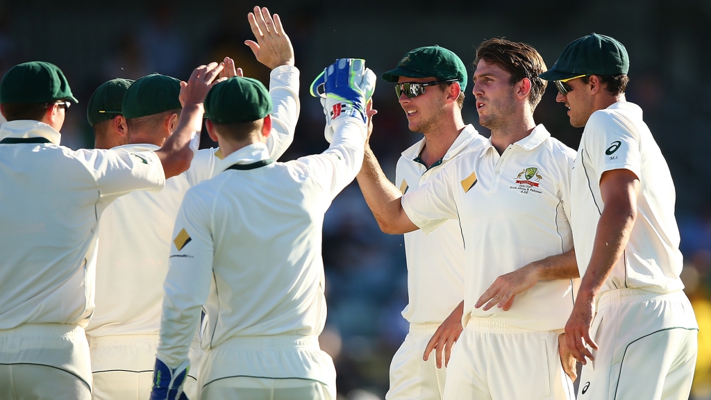 Kagiso Rabada's five wicket burst helps South Africa beat Australia in Perth Test