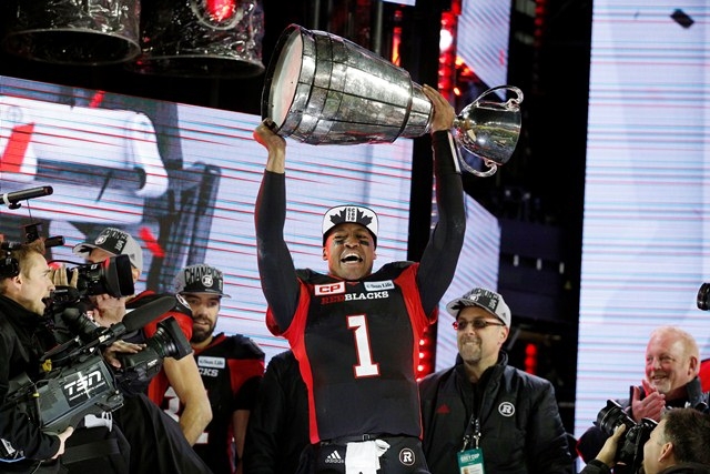 Redblacks upset Stampeders in Grey Cup