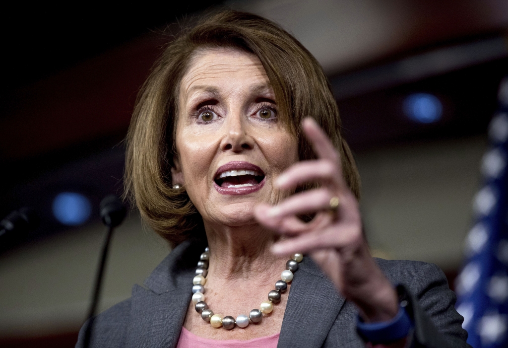 House Democrats-1 House Minority Leader Nancy Pelosi of Calif. speaks on Capitol Hill in Washington on Nov. 17