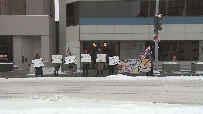 DAPL protest in downtown Anchorage