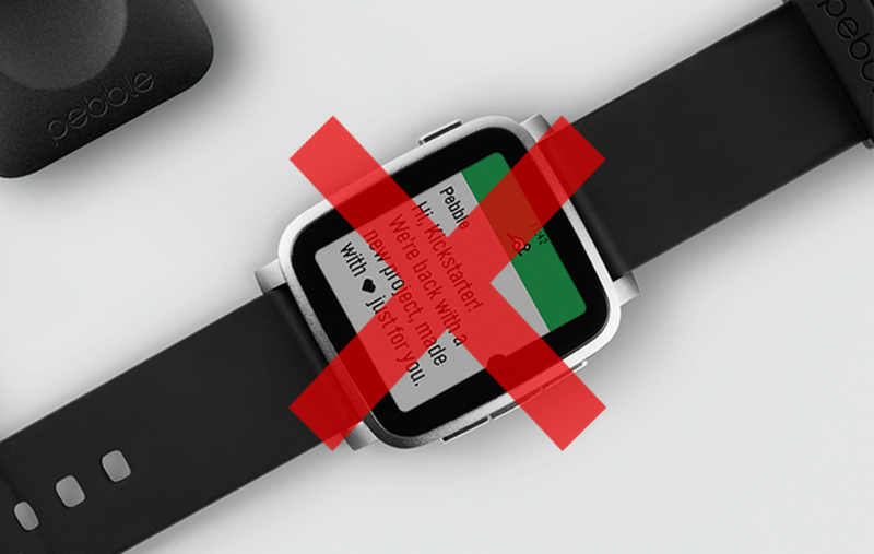 Official Pebble Ceases Hardware Production             1 Comment              by      Mike Szczys