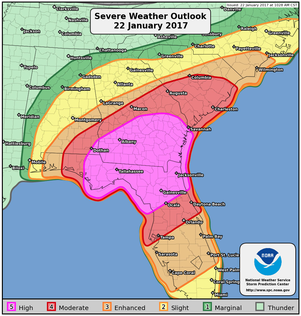 Saturday morning severe weather threat ending