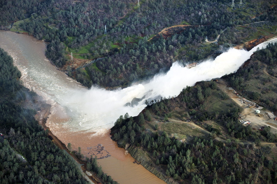 Emergency Spillway Use Goes On At California Dam