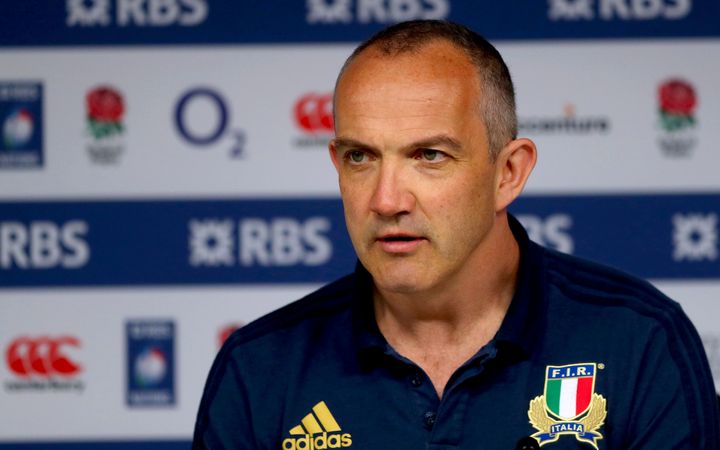 Italy rugby coach Conor O'Shea