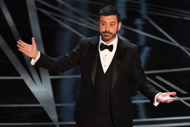 Kimmel speaks at the Oscars