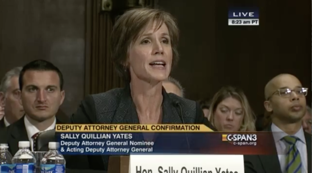 Sessions to Yates in 2015 Would You Stand Up to President