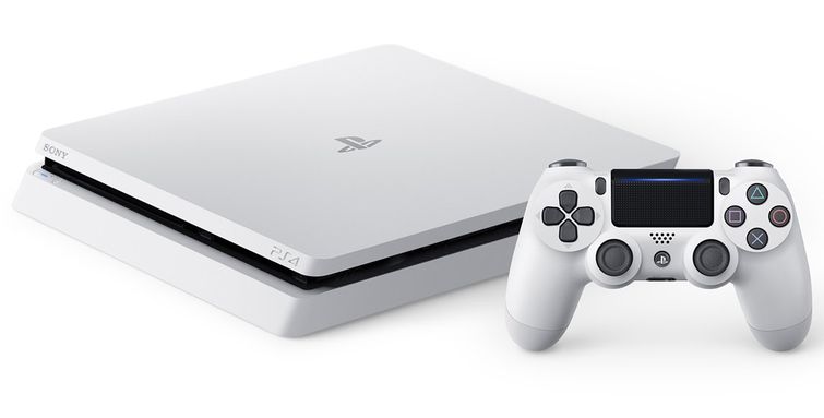 Glacier White PS4 Slim