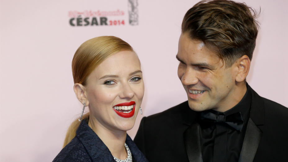 Scarlett Johansson and Romain Dauriac