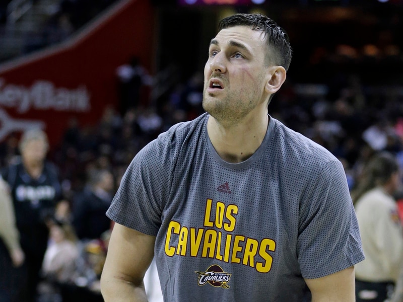 Andrew Bogut has had a horror start at Cleveland with a leg injury after just 58 seconds on court