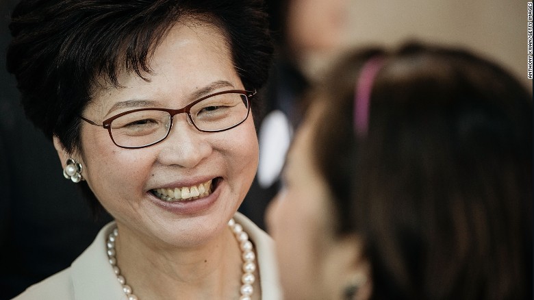 Carrie Lam picked as Hong Kong's next leader