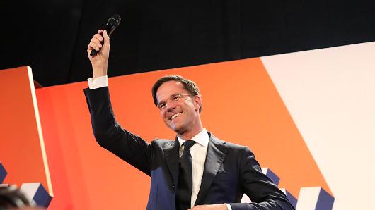 Mark Rutte Dutch prime minister and leader of the Liberal Party