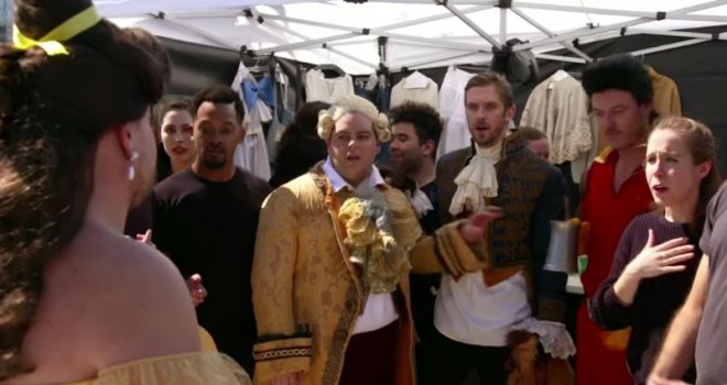 'Beauty And The Beast': James Corden Forces Film's Stars To Perform Songs On A Crosswalk