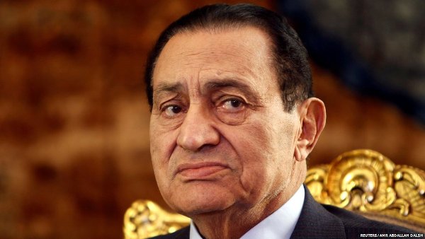 Former Egyptian leader Mubarak. Twitter