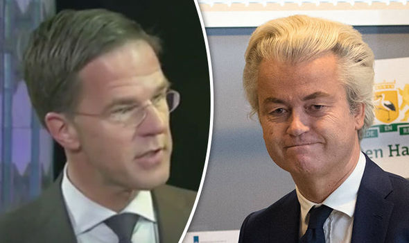 Mark Rutte and Geert Wilders