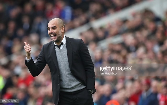 Pep Guardiola'delighted at Manchester City's progress into the FA Cup semi-finals