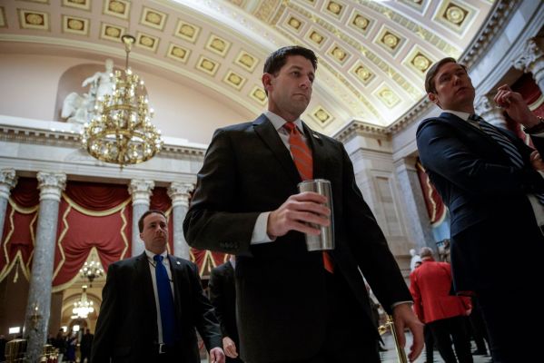 House Speaker Paul Ryan is seen Thursday March