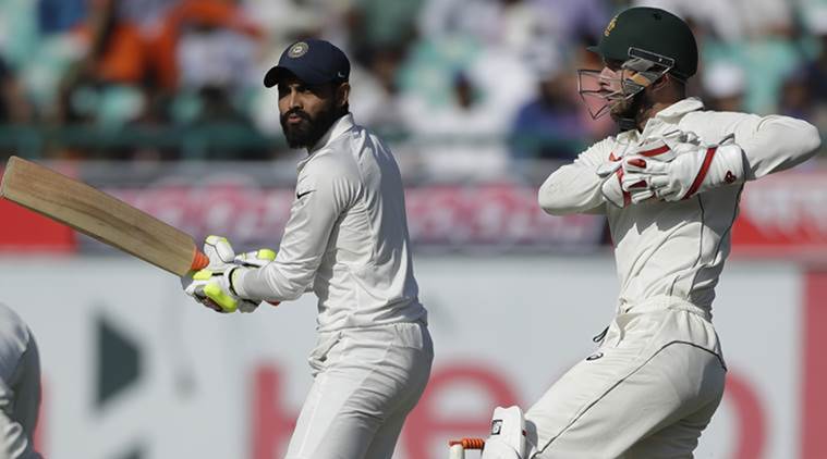 It was during his sword style celebration that Ravindra Jadeja mouthed a commonly used Hindi slang which caught the ears of Matthew Wade