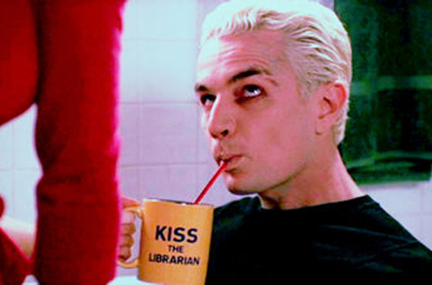 James Marsters as Spike on'Buffy the Vampire Slayer