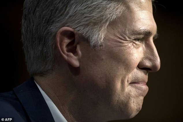 Judge Neil Gorsuch looks on during his Senate Judiciary Committee confirmation hearing on Capitol Hill