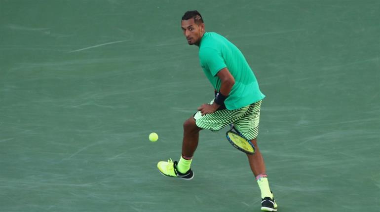 Nick Kyrgios beats defending champion Novak Djokovic at Indian Wells