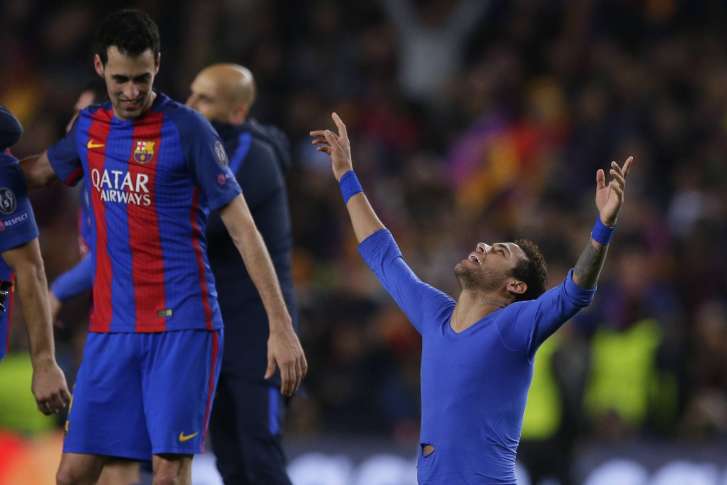 Barcelona unhinge PSG to advance to Champions League last eight