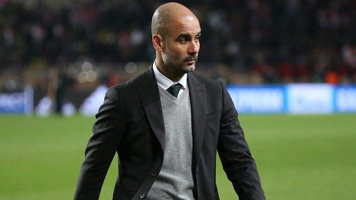 Manchester City boss Pep Guardiola            
    
              
     
     
           Show Grid