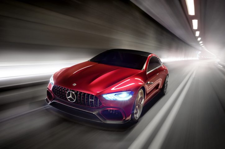 AMG Future Performance Sportwagen Marke präsentiert Hybrid-Showcar Mercedes-AMG GT Concept – Driving Performance der Zukunft