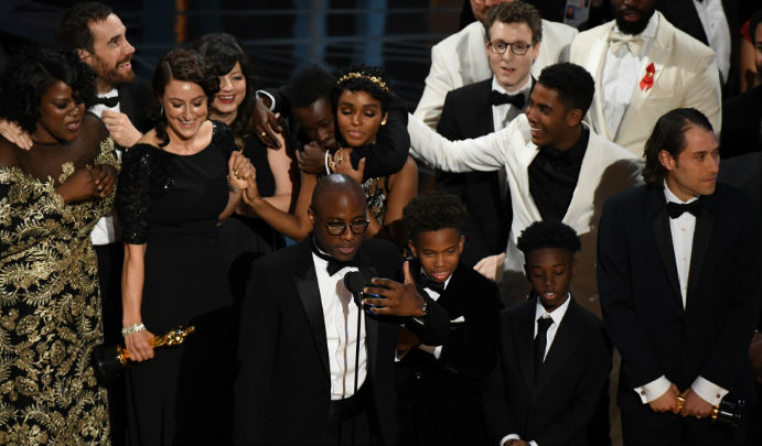 Moonlight wins Mark Ralston AFP Getty Images