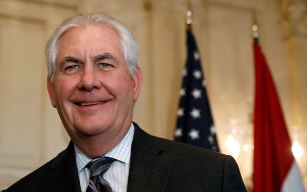 US Secretary of State Rex Tillerson. Reuters