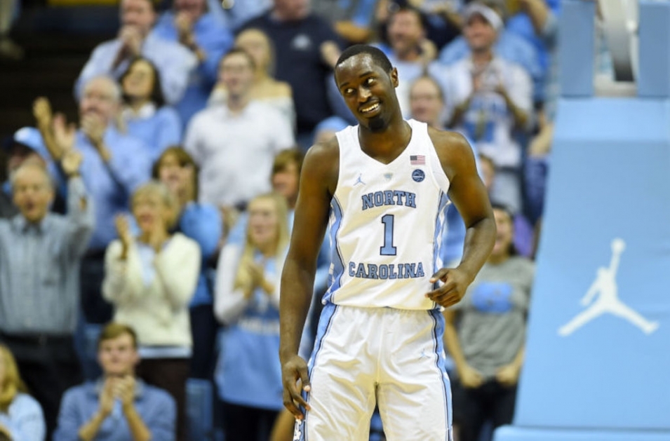 WATCH North Carolina's Theo Pinson Makes Luckiest Three Pointer Ever