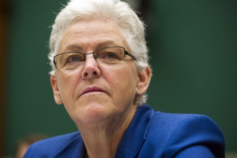 EPA administrator Gina Mc Carthy testifies before the House Subcommittee on Energy and Power on Capitol Hill in Washington