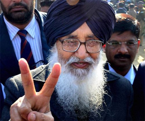 Parkash Singh Badal. | PTI