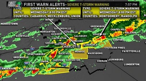 Moderate risk for severe thunderstorms Tuesday night and early Wednesday