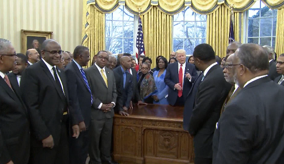 President Donald Trump Meets With Leaders From Historically Black Colleges And Universities