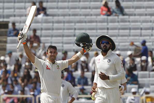 Making a Test comeback after two years Glenn Maxwell registered his maiden ton in the format to become the second Australian to score a ton in all formats