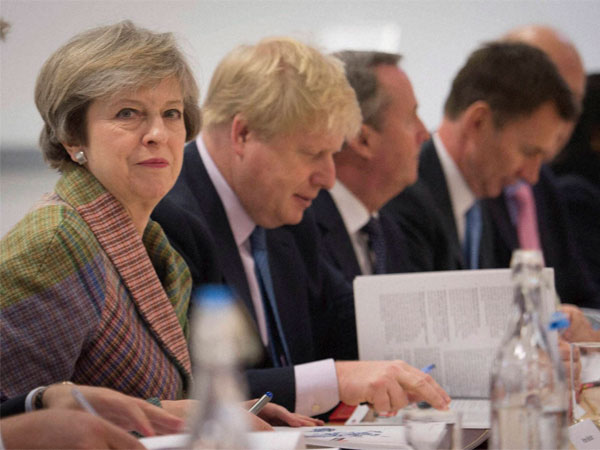 Britain's Prime Minister Theresa May holds a regional Cabinet meeting in Runcorn as she launched her industrial strategy for post Brexit Britain