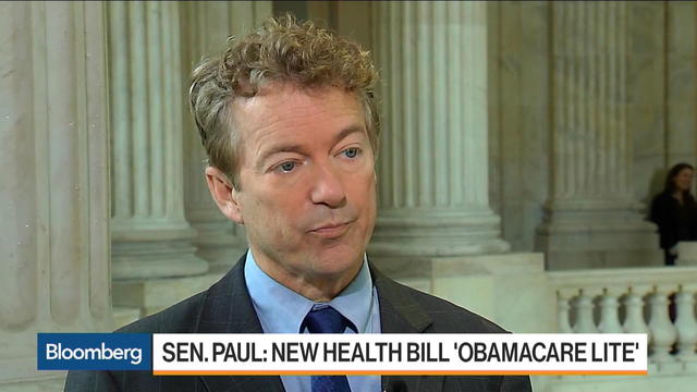 Sen. Rand Paul Says GOP Health Plan Is'Dead on Arrival