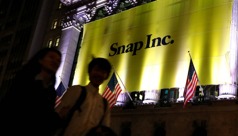 Snap Raises $3.4 Billion in Year's Biggest Tech IPO