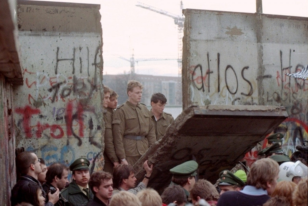 The fall of the Berlin Wall 1989