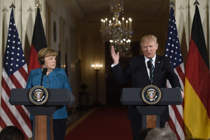 Trump, Merkel to Face-Off on EU, NATO