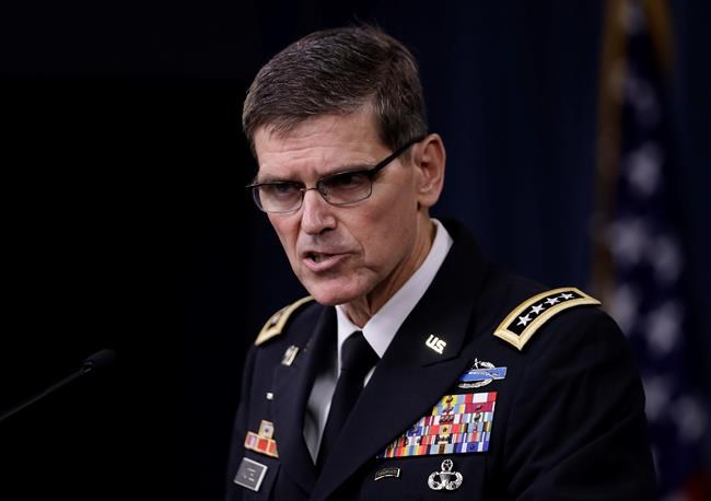 U.S. Central Command Command Commander U.S. Army Gen. Joseph Votel speaks to reporters at the Pentagon. Votel says he has completed an exhaustive review of the Yemen raid that killed a Navy SEAL and he concluded