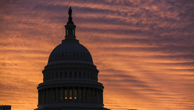 Waves of color surround the Capitol Dome in Washington early Friday Feb. 10 2017.                                   
           J. Scott Applewhite AP