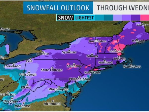 Rhode Island Weather Forecast Nor'easter Week 'Heavy&#039 Snow