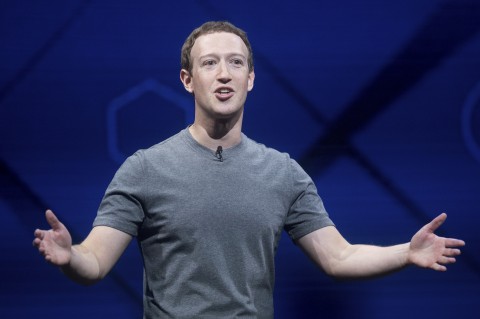 Facebook CEO Mark Zuckerberg speaks at his company's annual F8 developer conference Tuesday in San Jose Calif