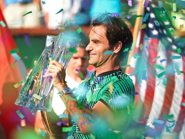 Federer wins fifth Indian Wells title