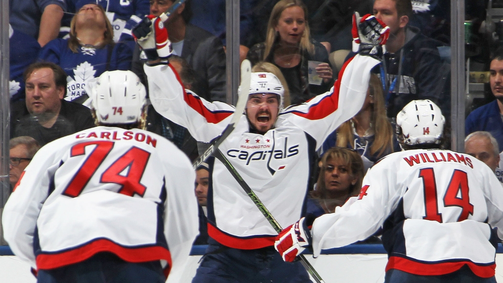 John Carlson Marcus Johansson and Justin Williams