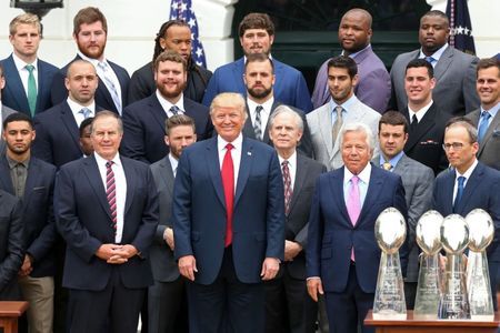 NFL Patriots meet Trump without Tom Brady some teammatesMore