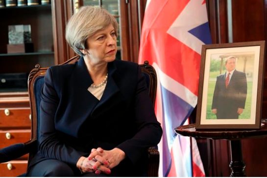 British Prime Minister Theresa May has begun a visit to Jordan where she is to announce plans to send more British military trainers