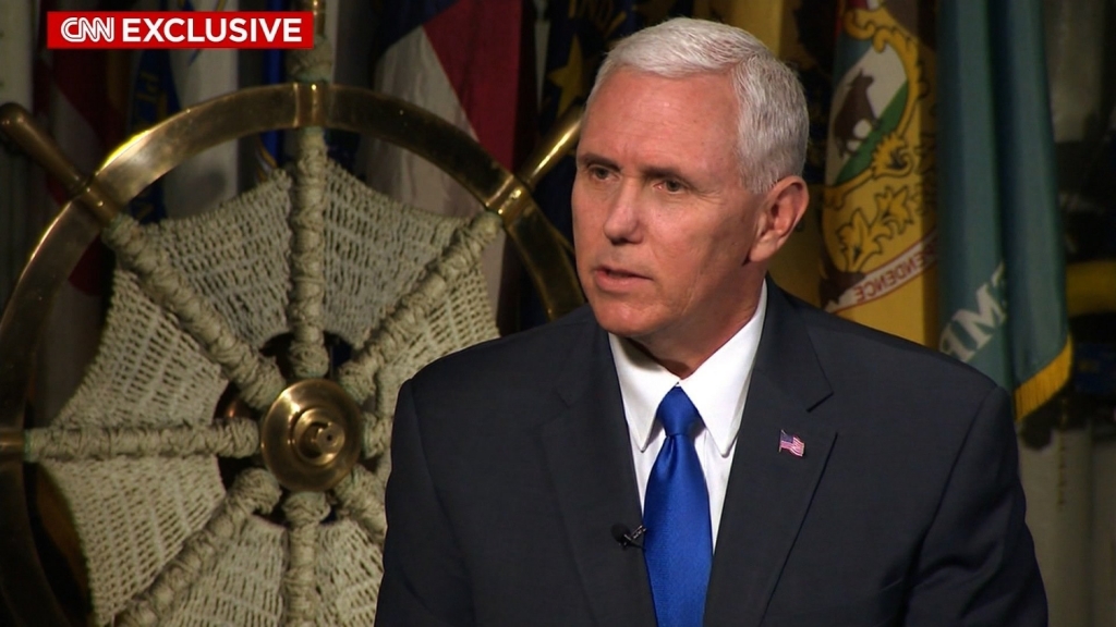 The United States will not be negotiating directly with North Korean leader Kim Jong Un anytime soon Vice President Mike Pence told CNN in an exclusive interview